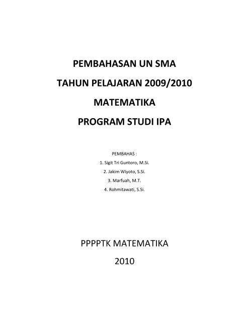 pembahasan SMA IPA--p4tkmatematika-org