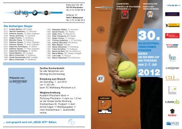 7. Juli - Badischer Tennisverband