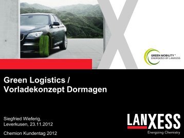 Green logistics - Chemion