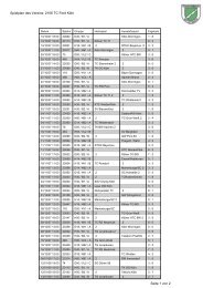 Spielplan des Vereins: 2106 TC Ford Köln Seite 1 von 2