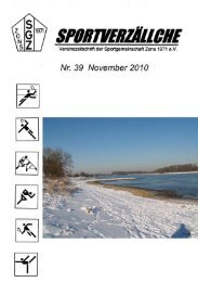 Leichtathletikabteilung - SG ZONS