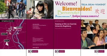 Studying at Otto von Guericke University Magdeburg