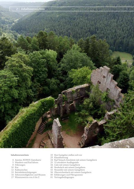 Gastgeberverzeichnis Teinachtal mit Calw und Oberreichenbach