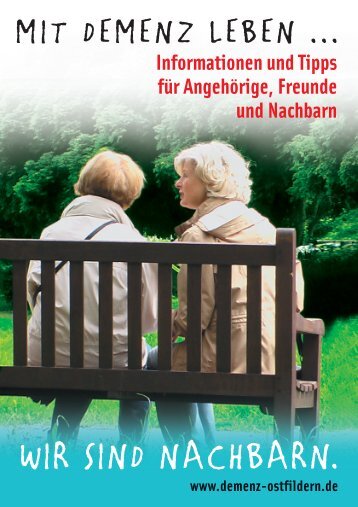 Download Broschüre zum Thema Demenz - Demenzkampagne ...