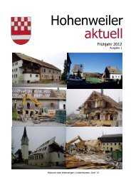 Hohenweiler aktuell