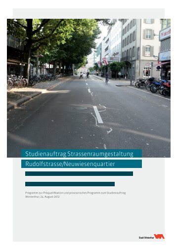 Wettbewerbsprogramm(PDF, 3.1 MB) - Departement Bau - Winterthur