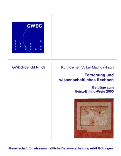 Forschung und wissenschaftliches Rechnen - Beiträge zum - GWDG