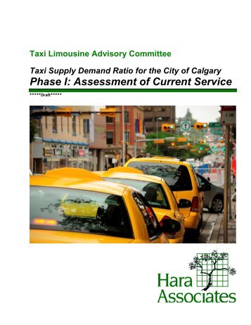 Taxi, Limousine Advisory Committee - The City of Calgary
