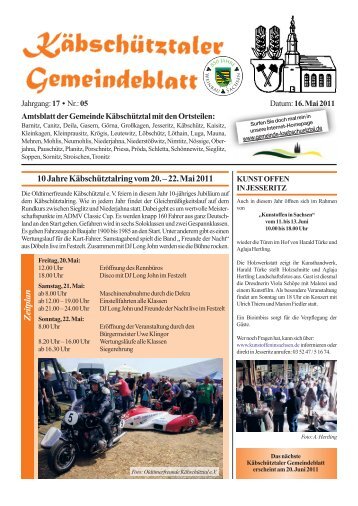 Käbschütztal 05_11 Int.pdf - Gemeinde Käbschütztal