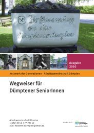 Wegweiser für Dümptener SeniorInnen - CBE