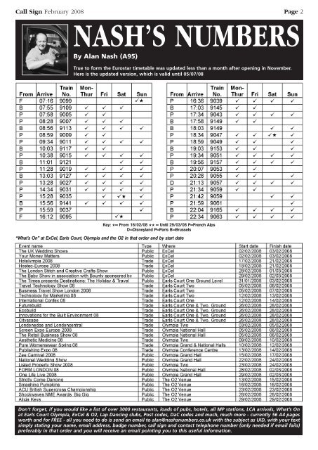 Call Sign Feb 08