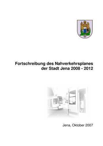 Nahverkehrsplan Jena 2008