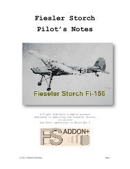 Fiesler Storch Pilot's Notes - Silver Cloud store