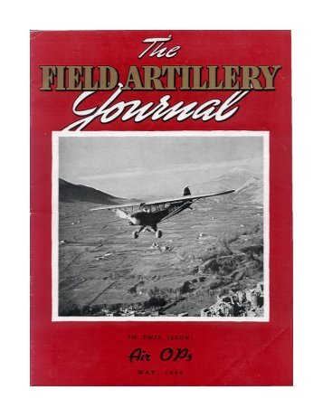 THE FIELD ARTILLERY JOURNAL - MAY 1944 - Fort Sill - U.S. Army
