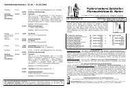 Gottesdienstordnung v. 23.10. – 31.10.2010 - Pastoralverbund ...