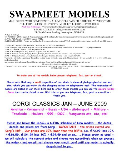 Corgi trackside DG215003 Austin mini van AA ‘00' Gauge free post 