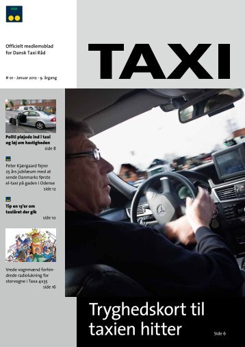 Tryghedskort til taxien hitter - Dansk Taxi Råd