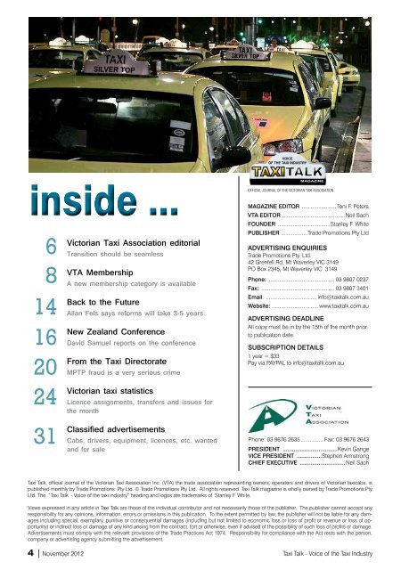 Download (7 MB) - Taxi Talk Magazine