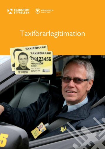 Taxiförarlegitimation - Transportstyrelsen