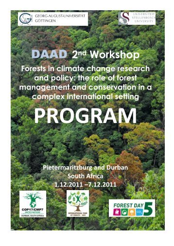 DAAD 2nd Workshop - Georg-August-Universität Göttingen