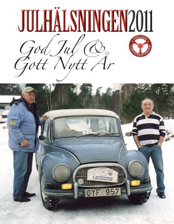 julhälsningen 2011 upplands fordonshistoriker