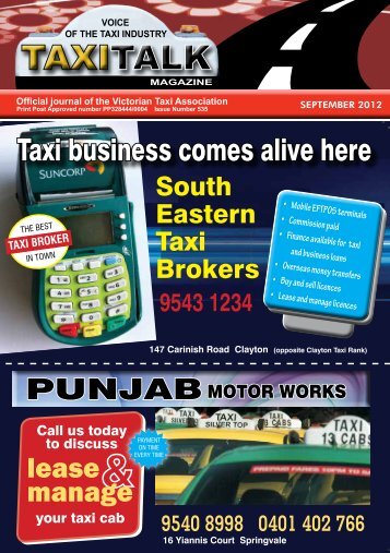 Download (7 MB) - Taxi Talk Magazine