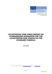 catastrophe task force report on standardised ... - Eiopa - Europa