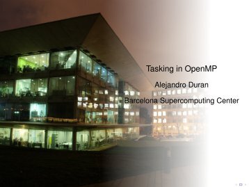 Tasking in OpenMP 3.0