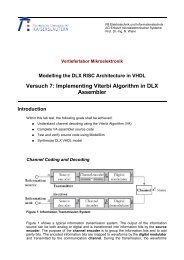 Implementing Viterbi Algorithm in DLX Assembler - AG Wehn