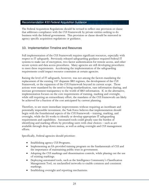 CUI Task Force Report - Federation of American Scientists