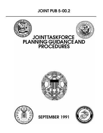 JP 5-00.2 Joint Task Force Planning Guidance and Procedures - BITS