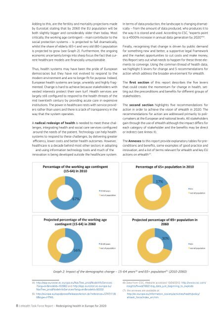 eHealth Task Force Report - E-Health-Com