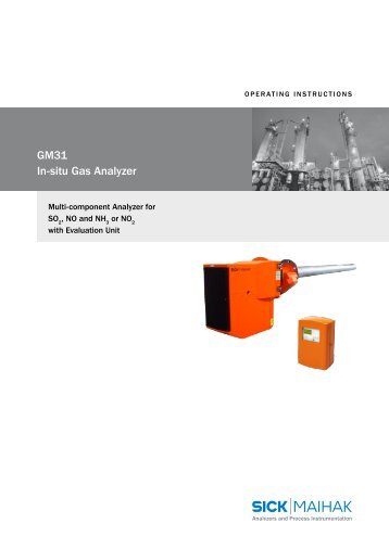 gM31 in-situ gas Analyzer - Sick