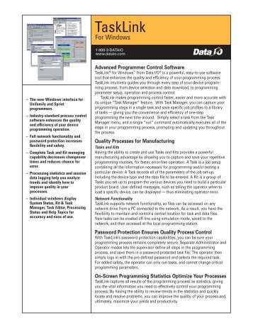 TaskLink - Data I/O China