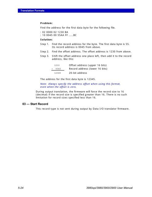 3980xpi Users Manual - Data I/O Corporation