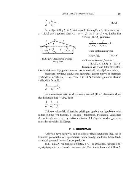 geometrinės optikos pagrindai