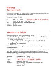 Vorträge und Workshops - Pinkafeld