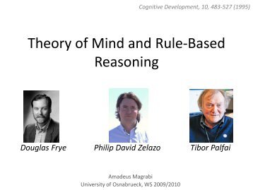 Theory of Mind and Rule-Based Reasoning