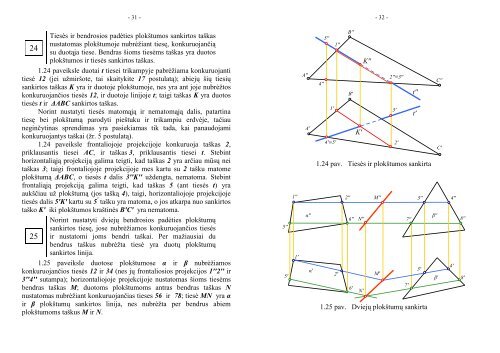 Vaizduojamoji geometrija(paskaitų konstektas) - Šiaulių universitetas