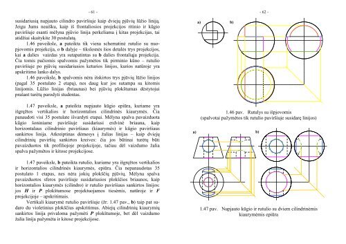 Vaizduojamoji geometrija(paskaitų konstektas) - Šiaulių universitetas