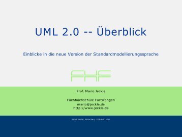 UML v2.0 - Mario Jeckle