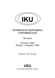 Internacia Kongresa Universitato, IKU en 2006 - Universala ...