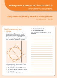 Online practice assessment task for AS91256 (2.1) - ESA Publications