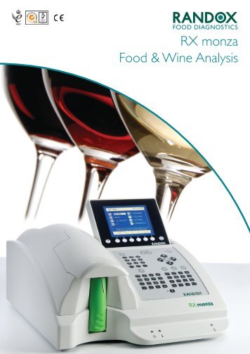 RX monza Food & Wine Analysis - Randox Food Diagnostics