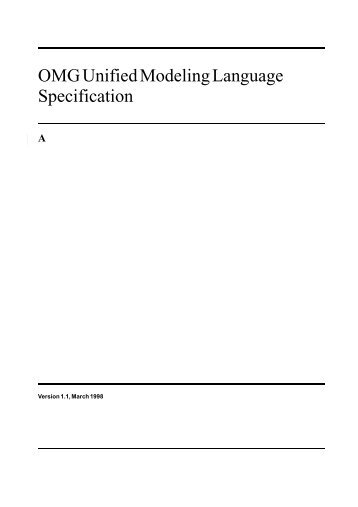 Unified Modeling Language (UML) Specification v1.2