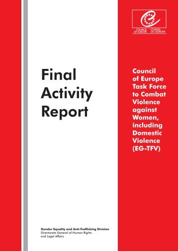 Final Activity Report of the Council of Europe Task Force