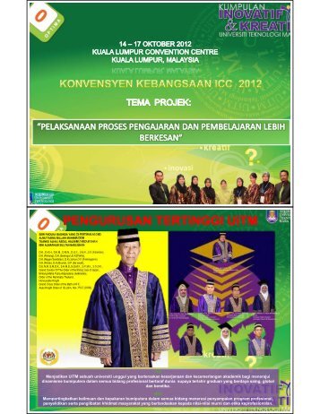 PENGURUSAN TERTINGGI UiTM - UiTM Pahang