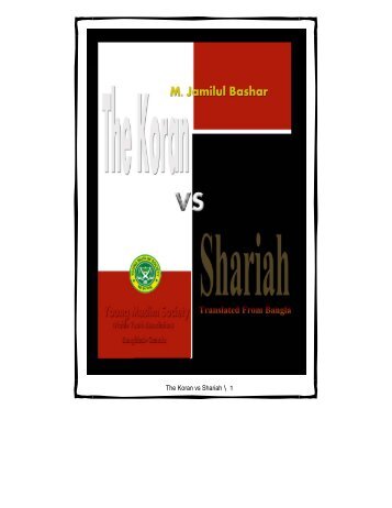 The Koran vs Shariah \ 1