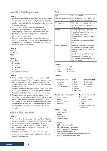 English for Law Enforcement Answer Key - Campaign Military ...