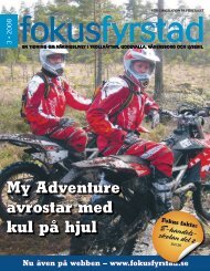 My Adventure avrostar med kul på hjul - Fokus Väst